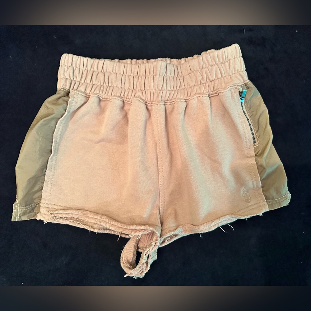 FP Movement by Free People Tan Athletic Shorts Relaxed Fit